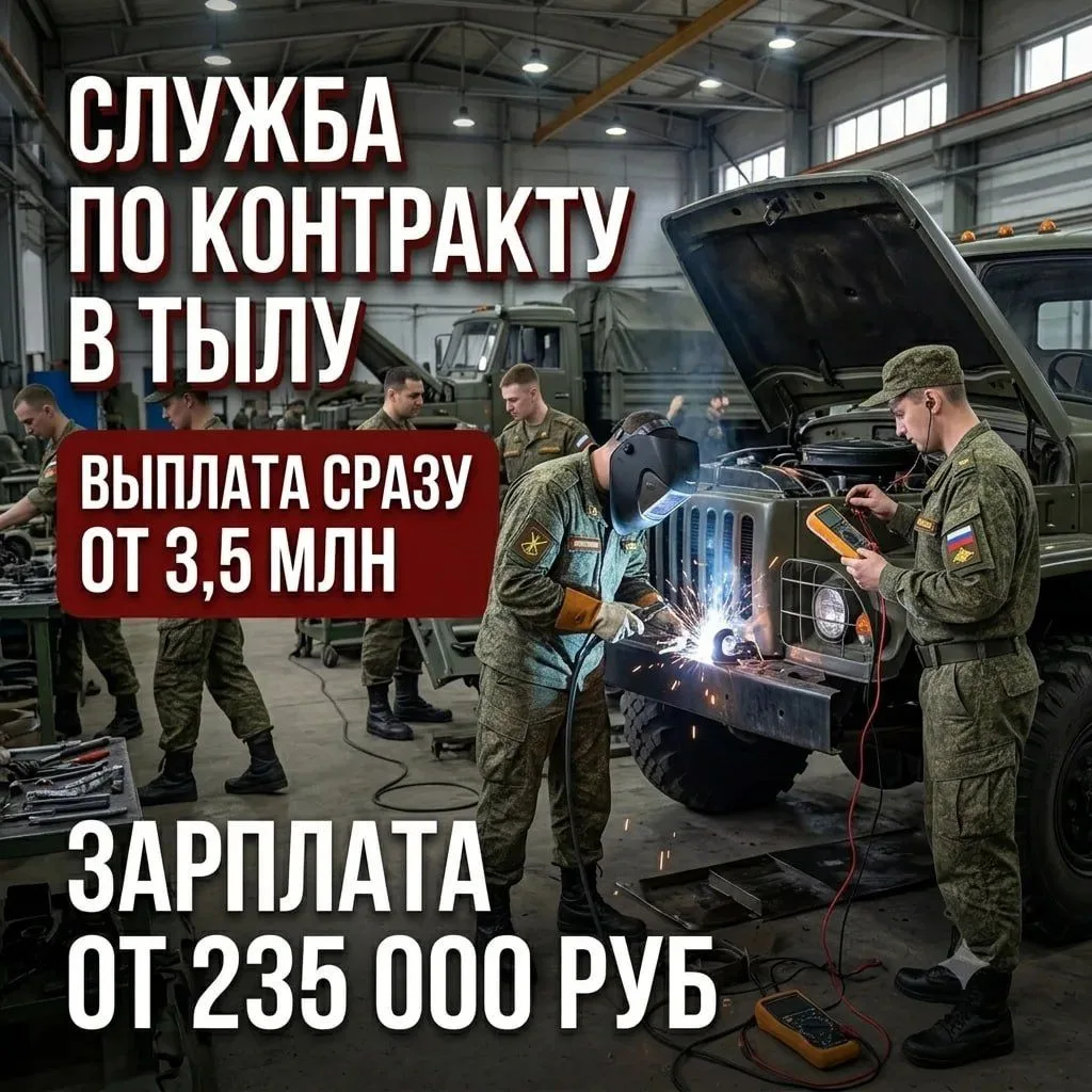 🔥 РАБОТА В ТЫЛУ ПО КОНТРАКТУ: СТРОИТЕЛИ, СВАРЩИКИ, СЛЕСАРИ, ЭЛЕКТРИКИ, ИНЖЕНЕРЫ, РАЗНО...