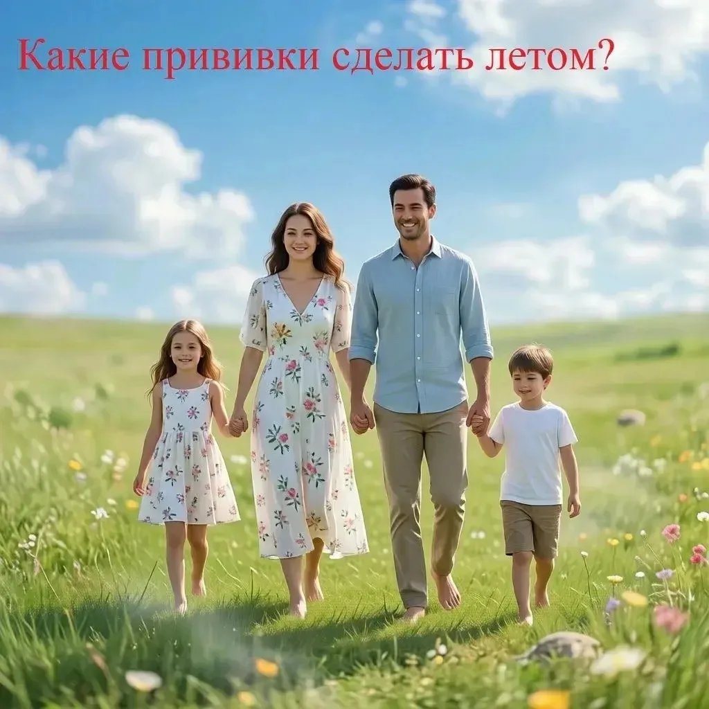 Какие прививки делать летом? ☀️