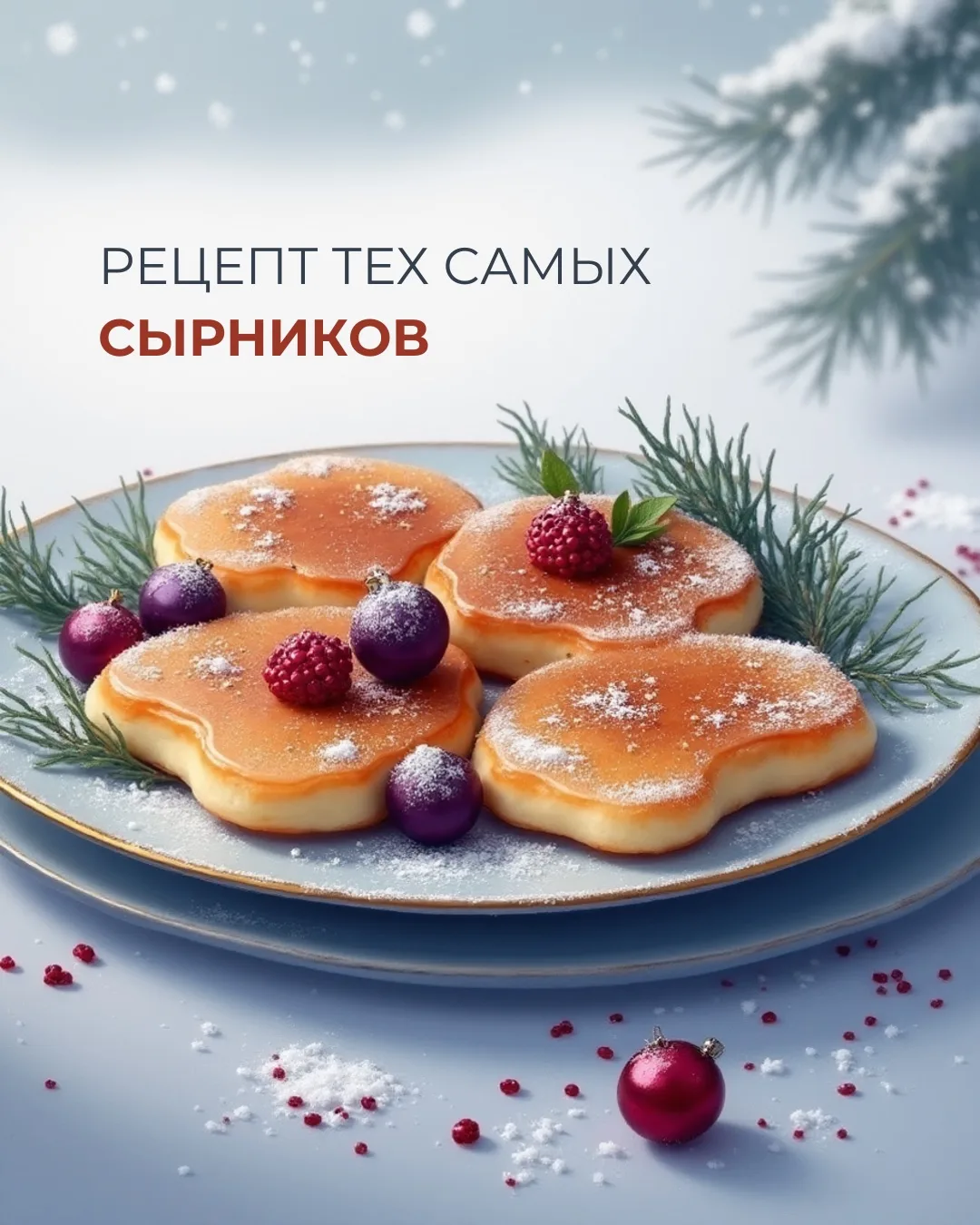 Рецепт тех самых сырников ❤️  Воскресенье, а это самое время приготовить что-то уютное и домашнее. Н