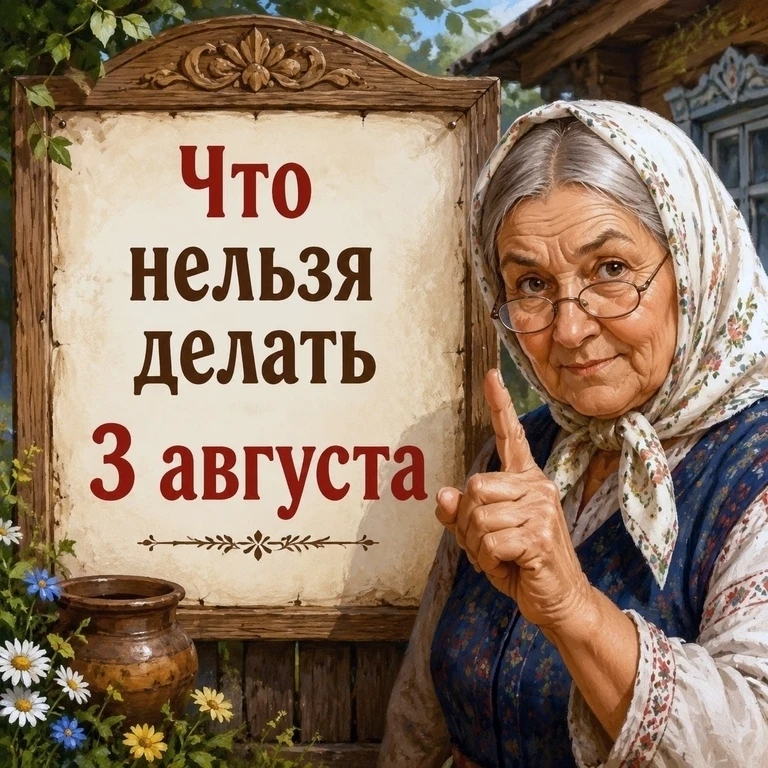‍ ()🚫 Что нельзя делать 3 августа — Онуфрий Молчаливый (Молчальник)