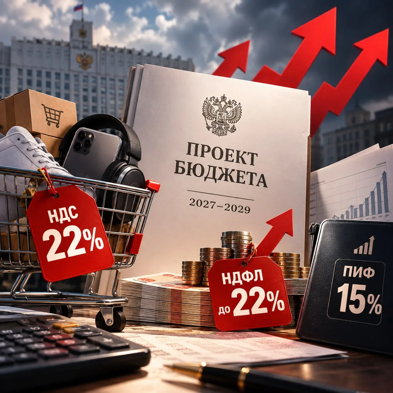 💸 Минфин представил проект бюджета на 2027-2029 годы, который предполагает резкое повы...