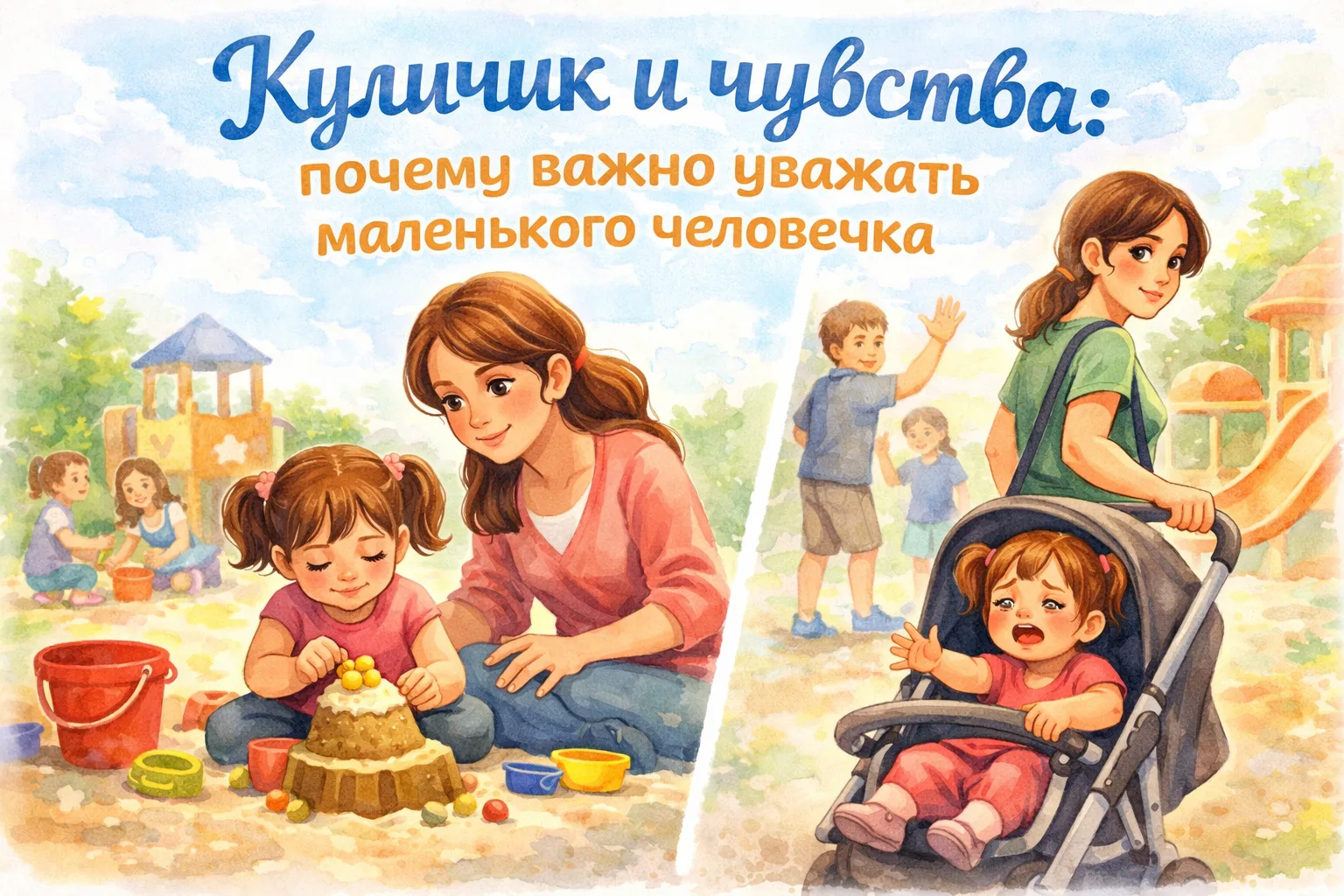 Куличик и чувства: почему важно уважать маленького человечка 👶