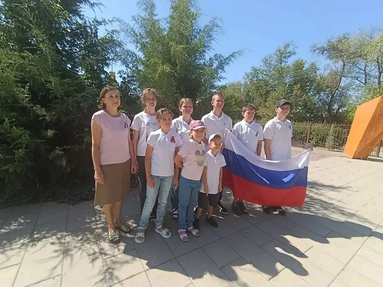 🇷🇺Ко Дню Государственного флага Российской Федерации наши воспитанники приняли участи...