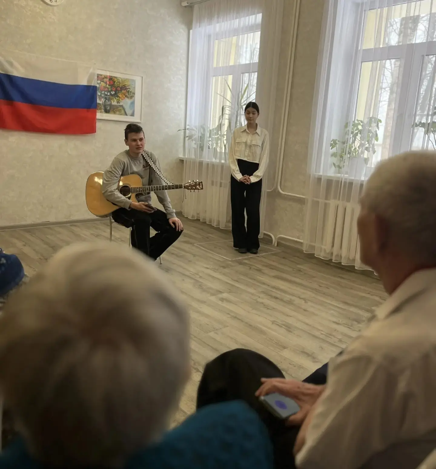 ❤️Душевный праздник для защитников в "Золотой осени"   Участники Движения Первых и волонтёры отряда 