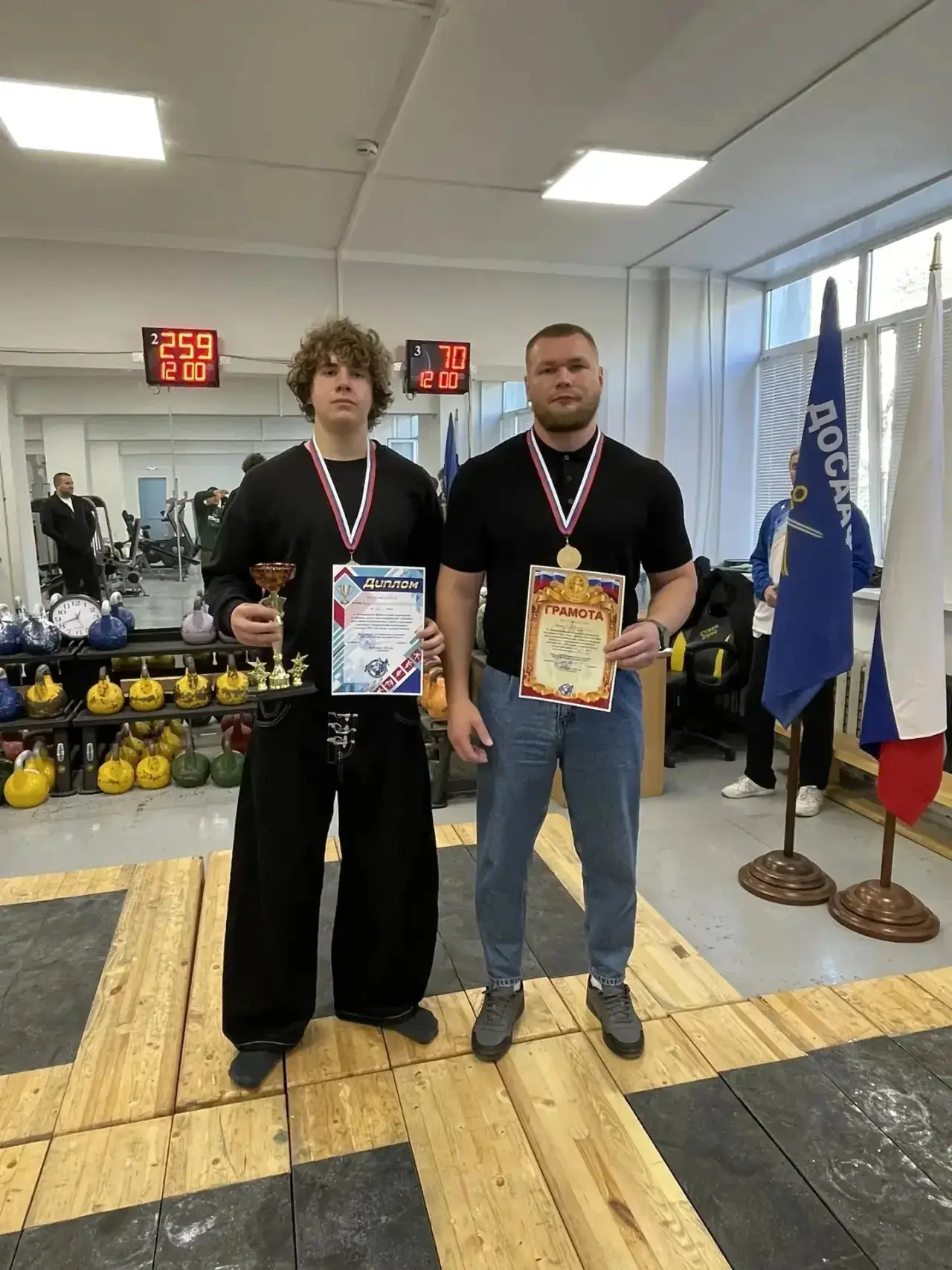 🏆 Победа наших на «Дне гиревика ДОСААФ-2026»!