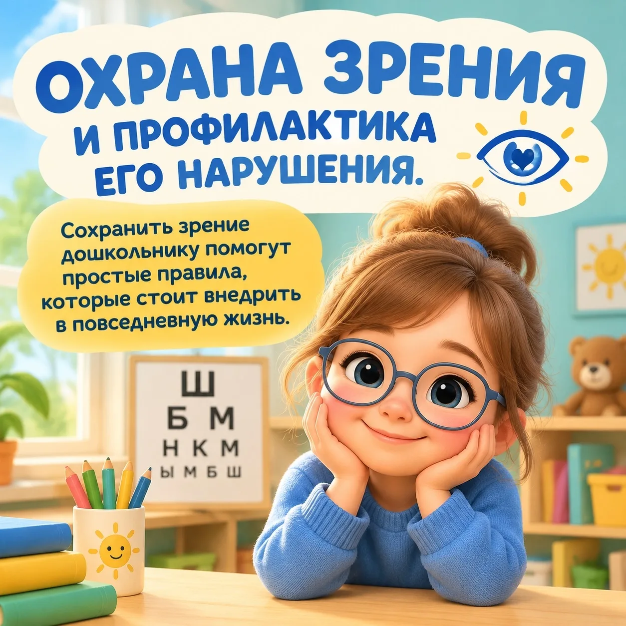 Сохранить зрение дошкольнику помогут простые правила, которые стоит внедрить в повседне...