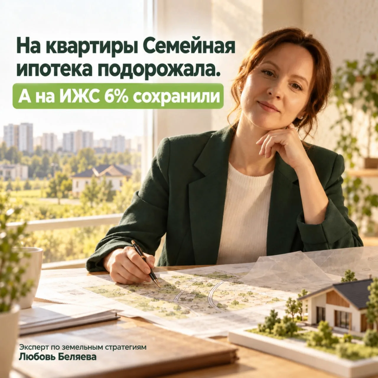 🏦 На квартиры 📈Семейная ипотека подорожала. 🔥 А на ИЖС 6% сохранили