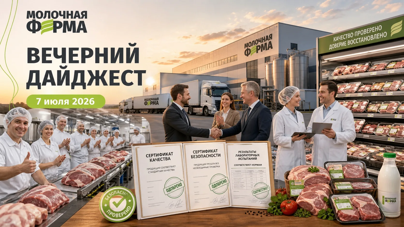 📢 Вечерний дайджест АПК.