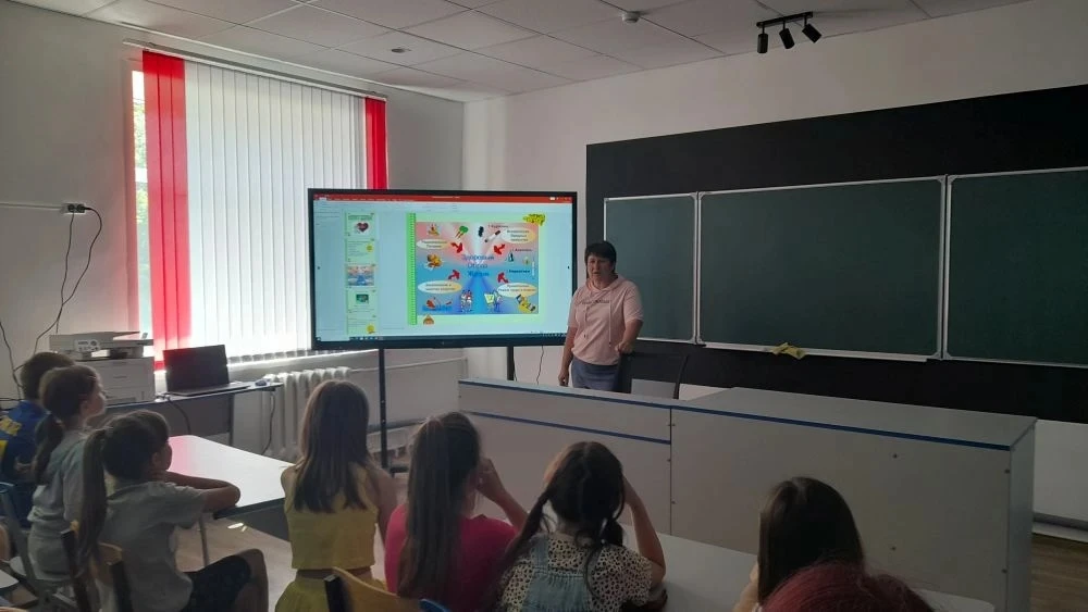 Очередной день в лагере " Солнышко" прошел под девизом " Самый главный дар человека- это его здоровь
