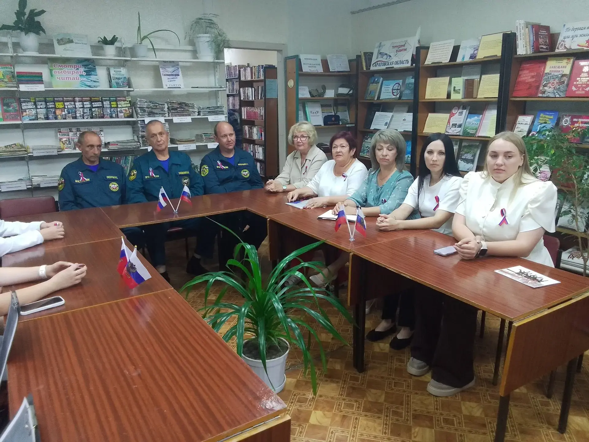 В преддверии Дня Государственного флага РФ в Центральной библиотеке имени А.С. Пушкина ...