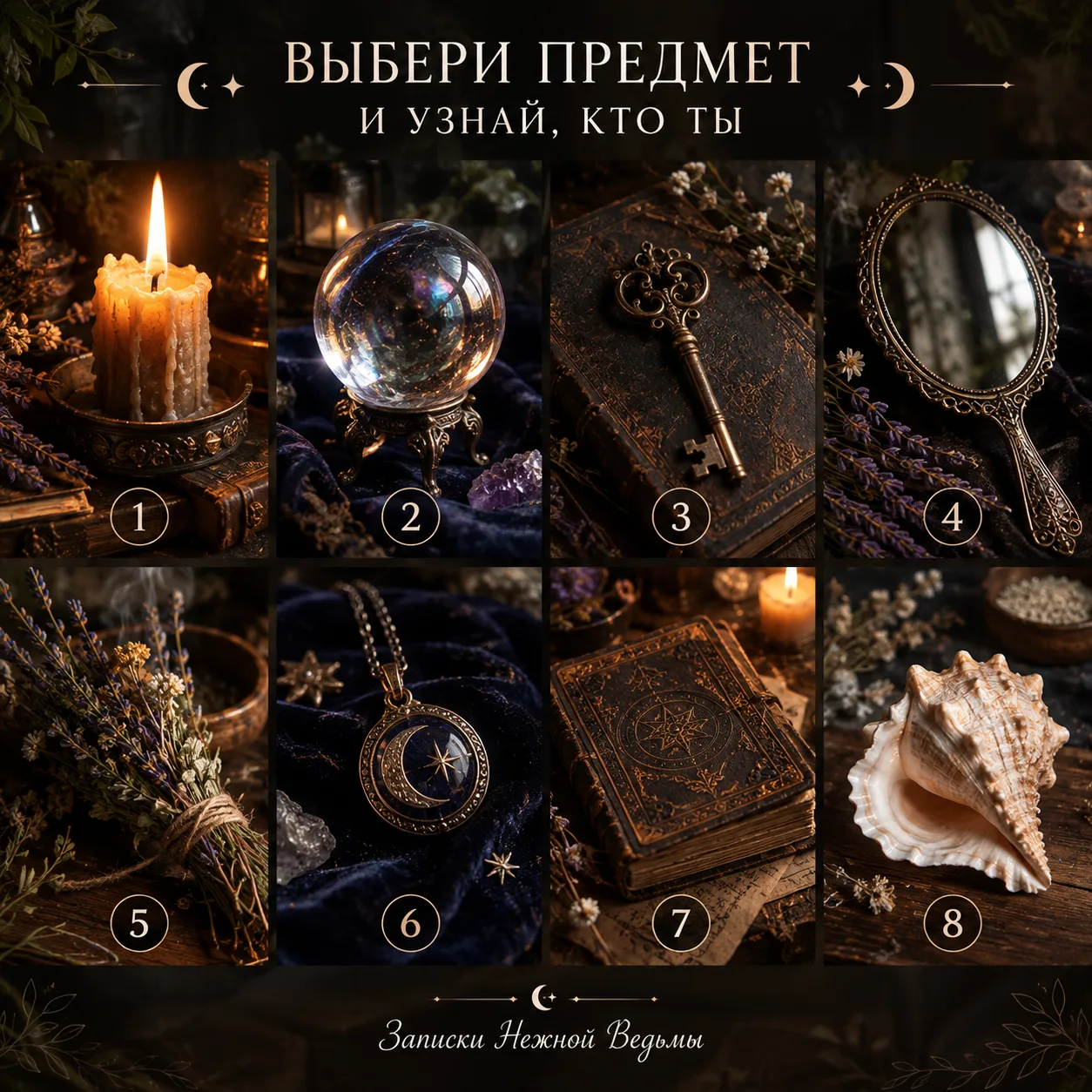🔮 ВЫБЕРИ ПРЕДМЕТ — И УЗНАЙ, КАКАЯ ТЫ