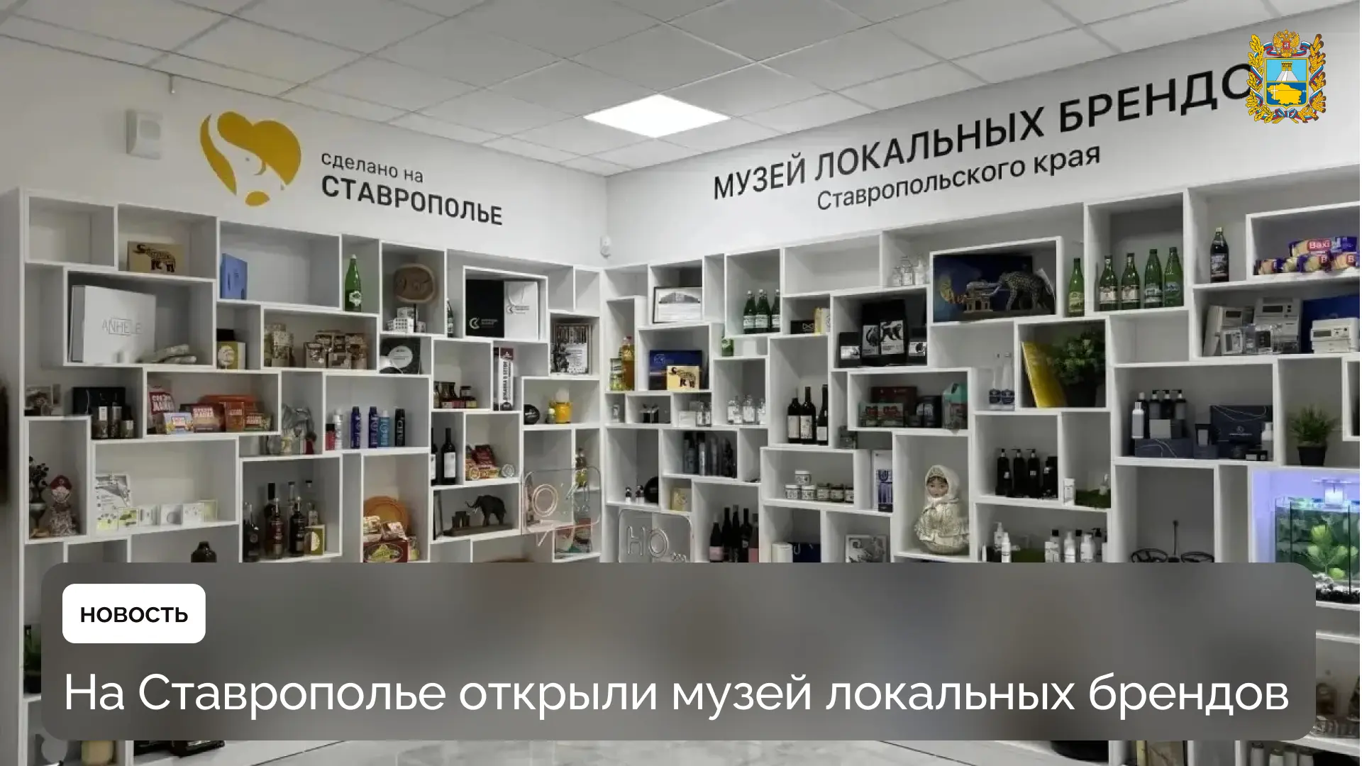 🏛 Более 50 ставропольских компаний представлено в ставропольском музее локальных брендов