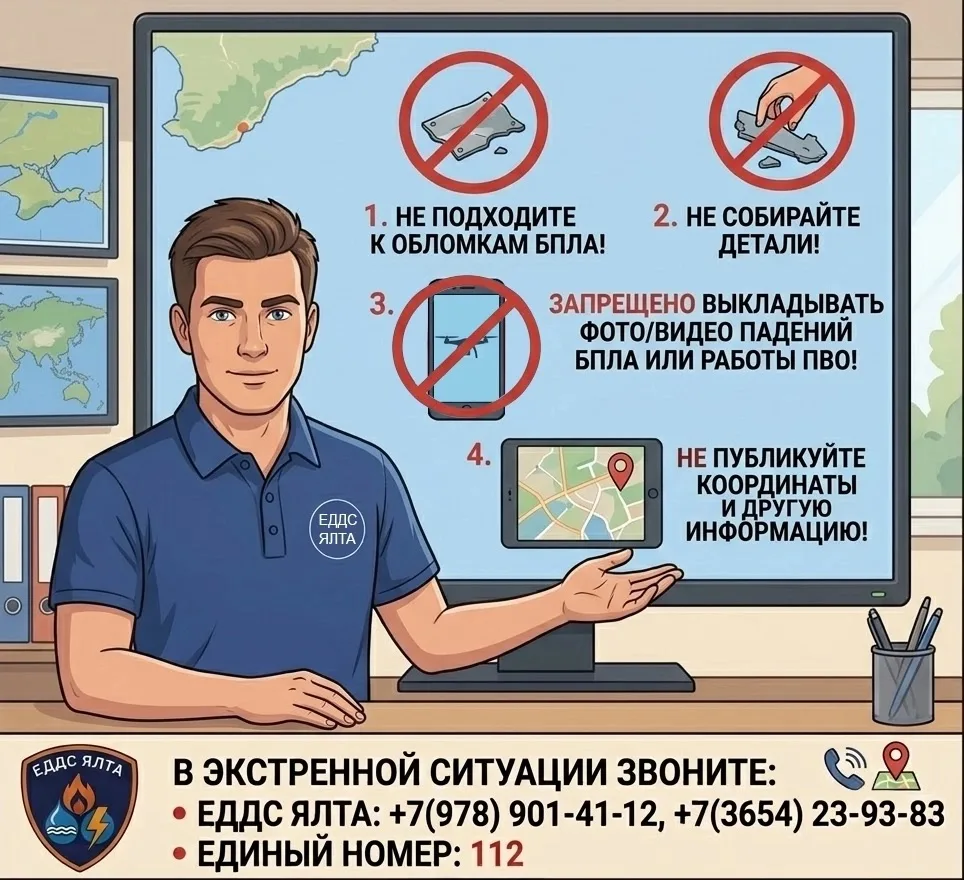⚡️Уважаемые жители и гости Ялты!
