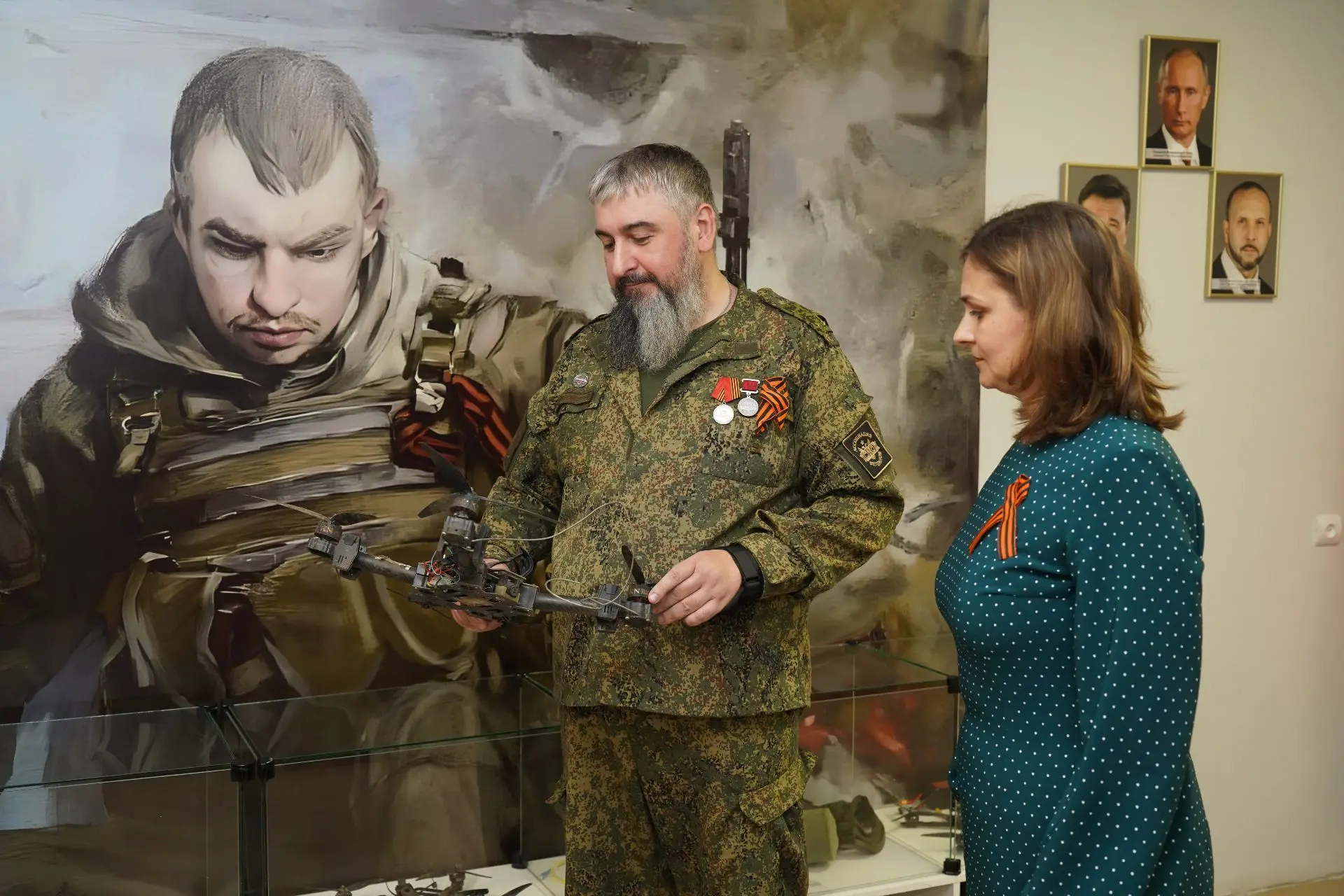 Военно-патриотический проект «Подвиг и честь» объединил сердца. В ПЭК ГГТУ в преддверии Дня Победы п