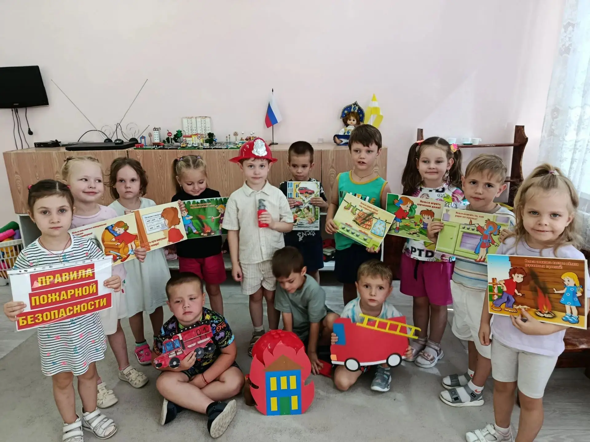 День пожарной безопасности в средней группе.