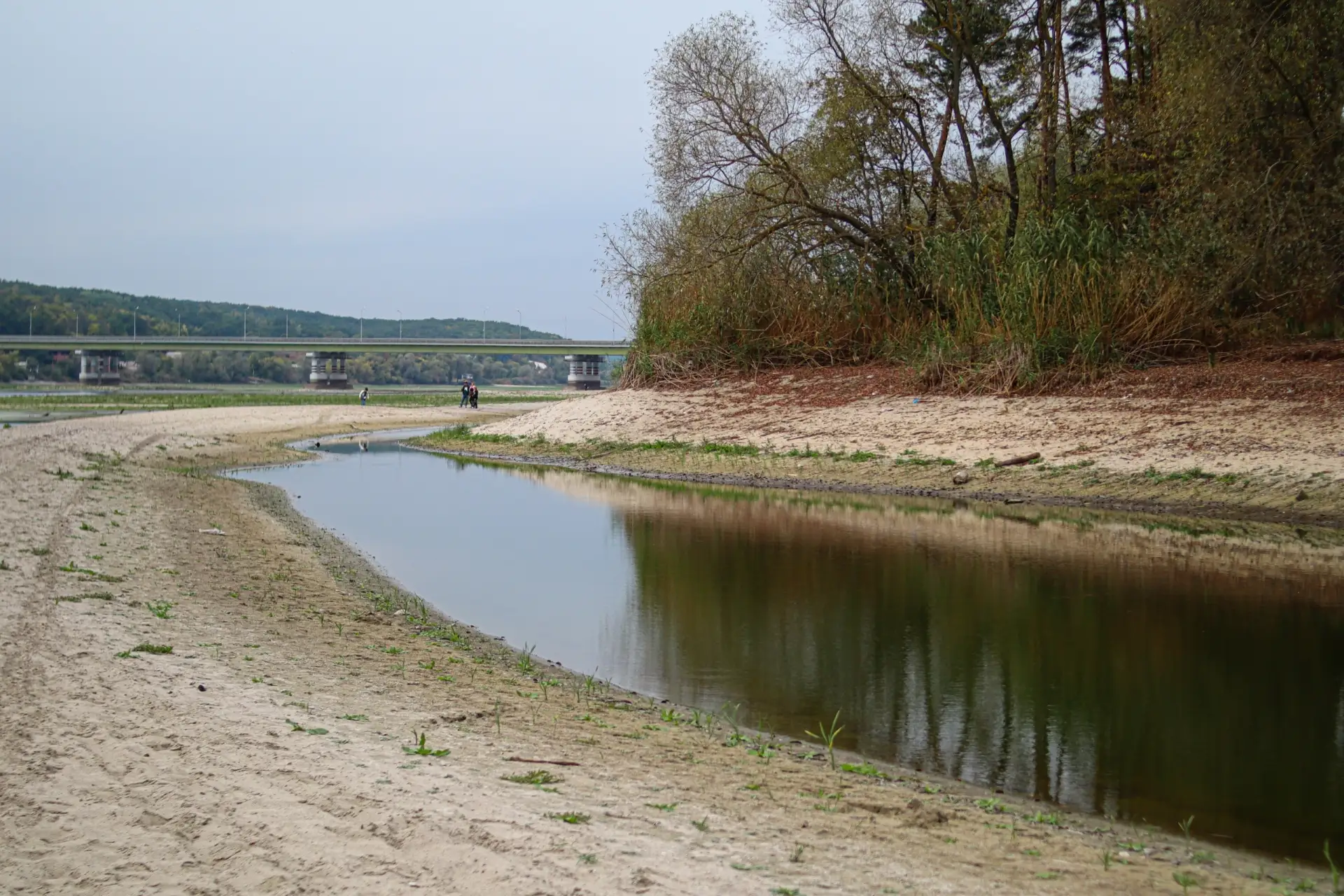 Уровень воды на Белгородском водохранилище начал подниматься.