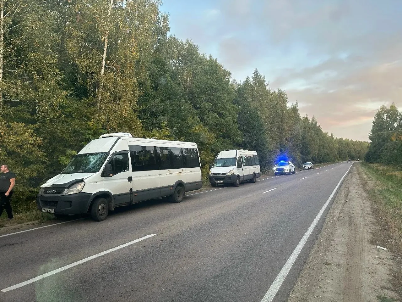❗️В Богородицком районе произошло ДТП с участием маршрутного такси «Богородицк–Тула» и ...