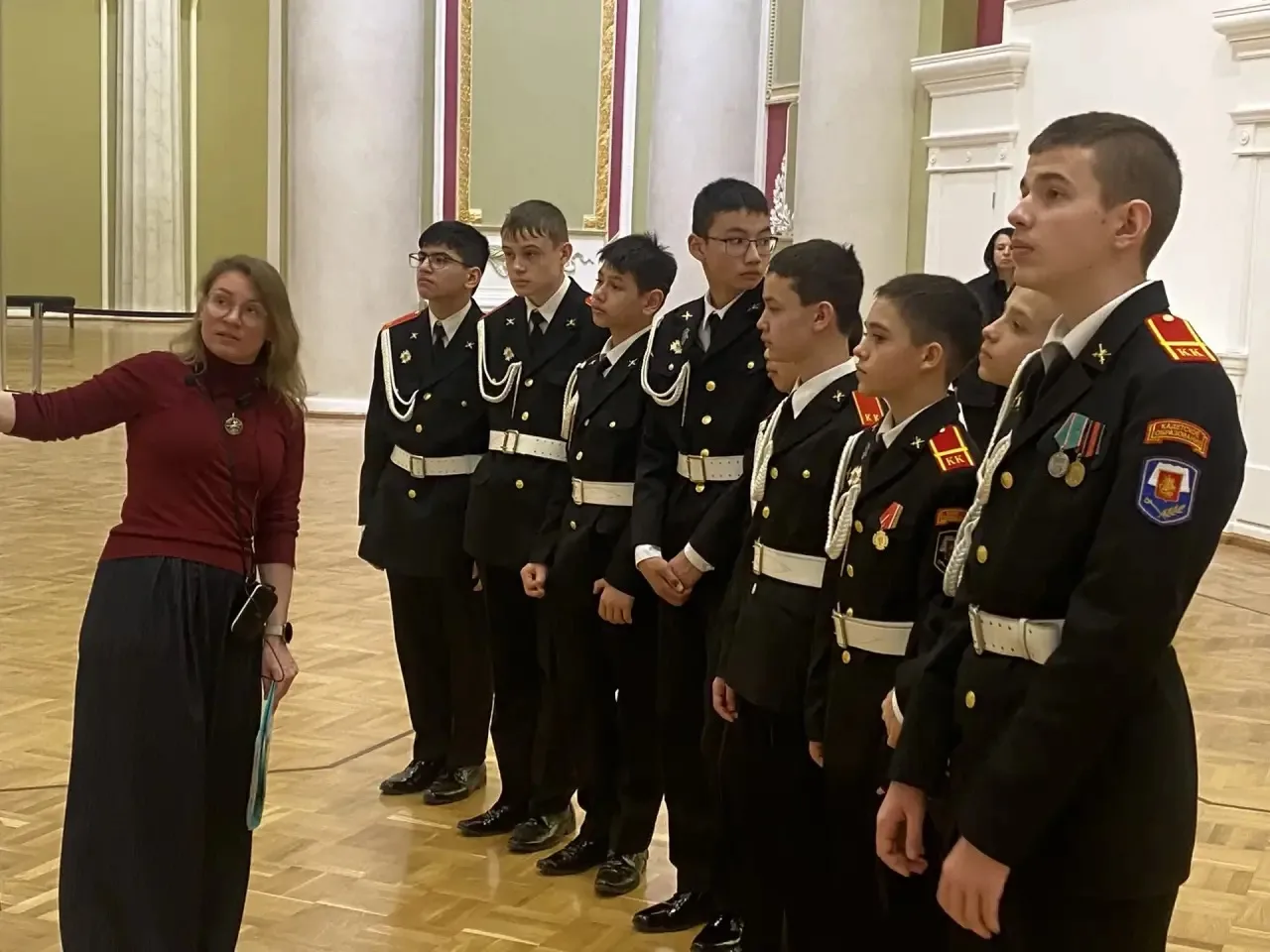 🇷🇺Кадеты 7 класса «К» на каникулах  Во время каникул кадеты 7 класса «К» посетили павильон № 1 на ВД