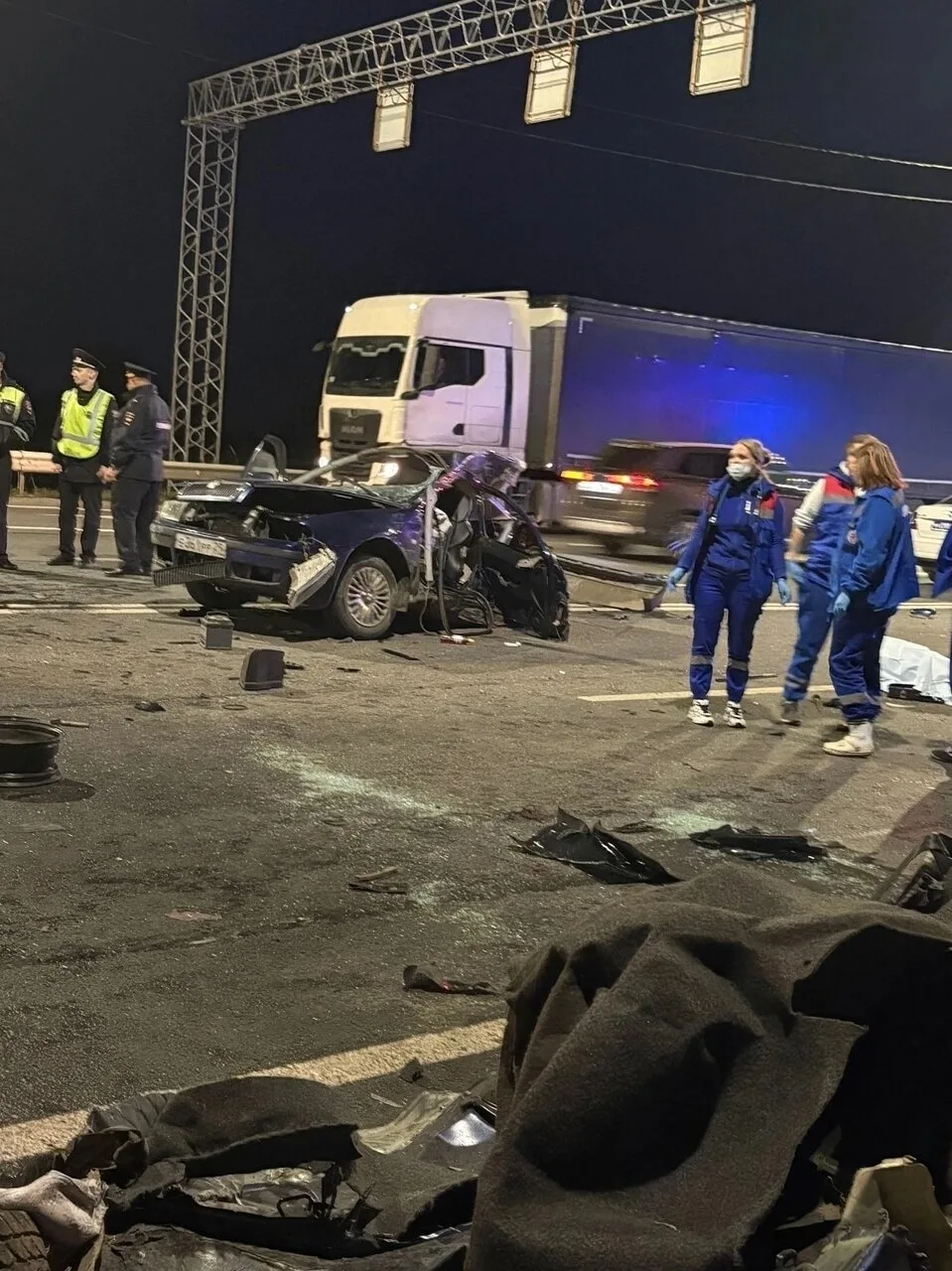 На мосту в Архангельске массовое ДТП: есть погибший
