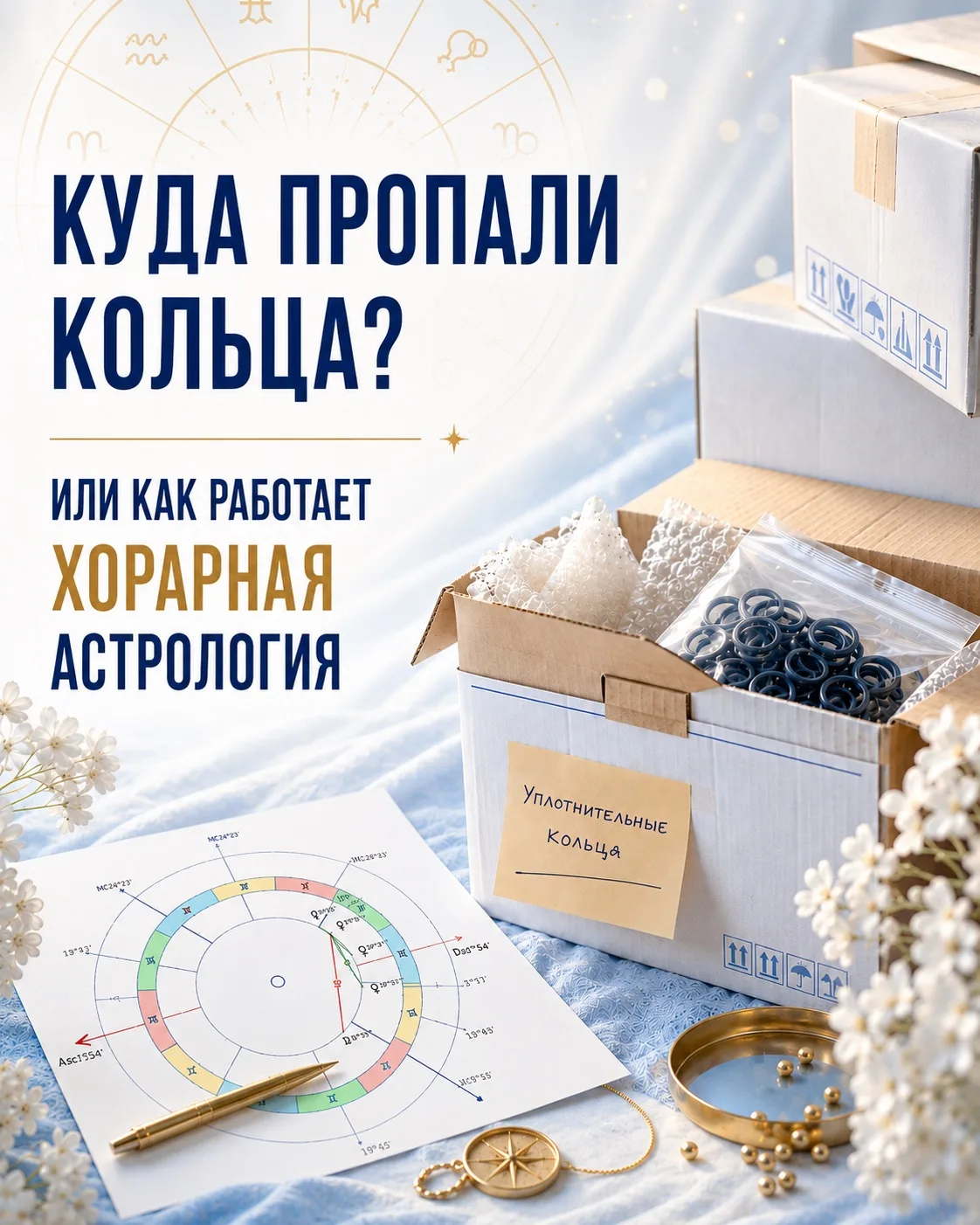 Куда пропали кольца? Или как работает хорарная астрология

Вчера мне написала клиентка с необычным в