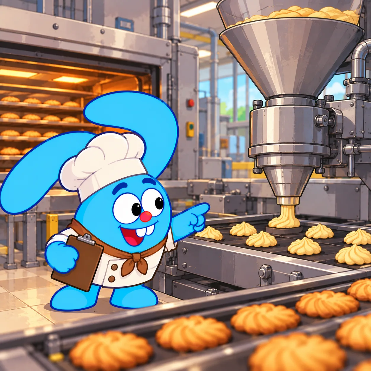 🍪 Как на фабрике делают тысячи одинаковых печений?