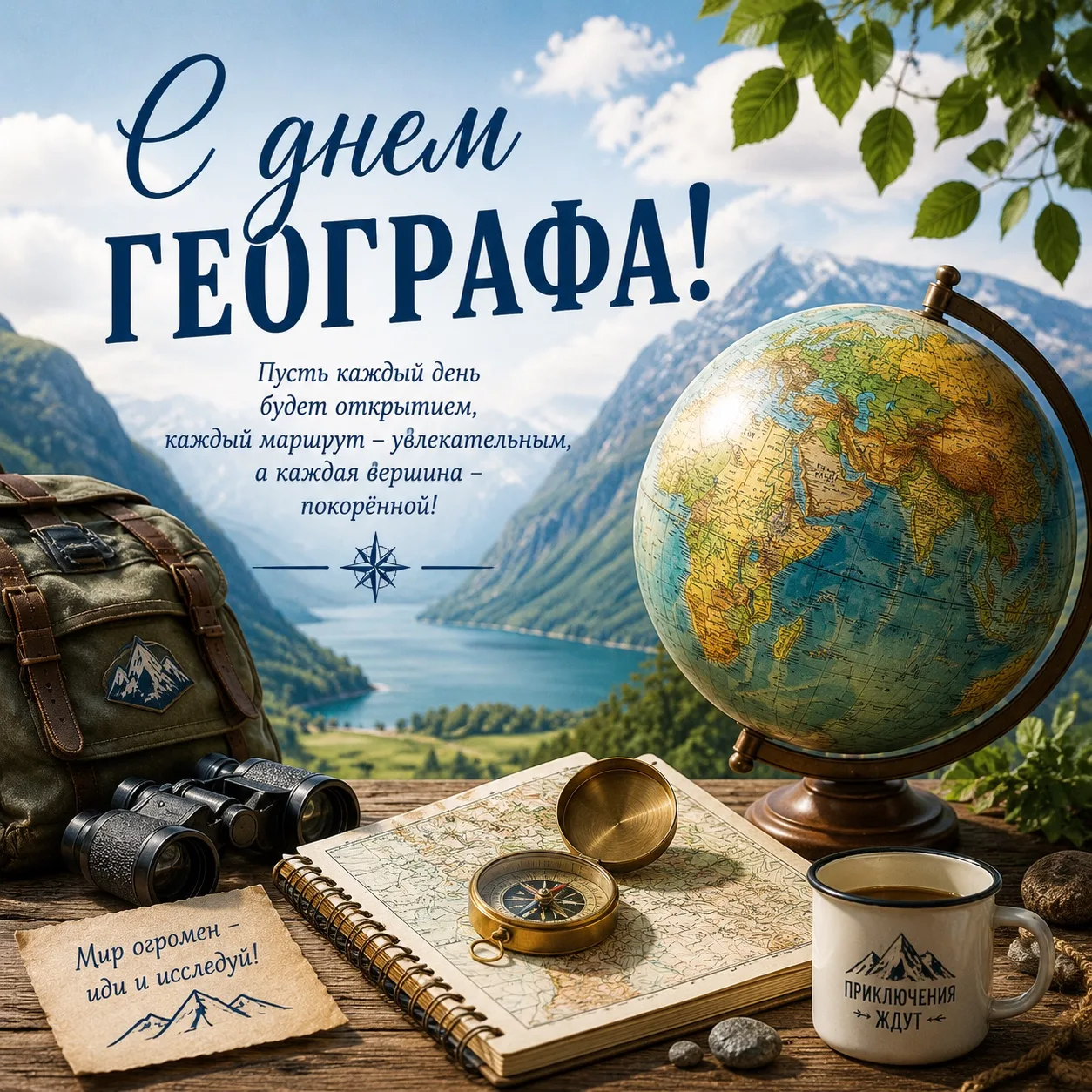 🎉 С Днём географа, дорогие друзья! 🎉