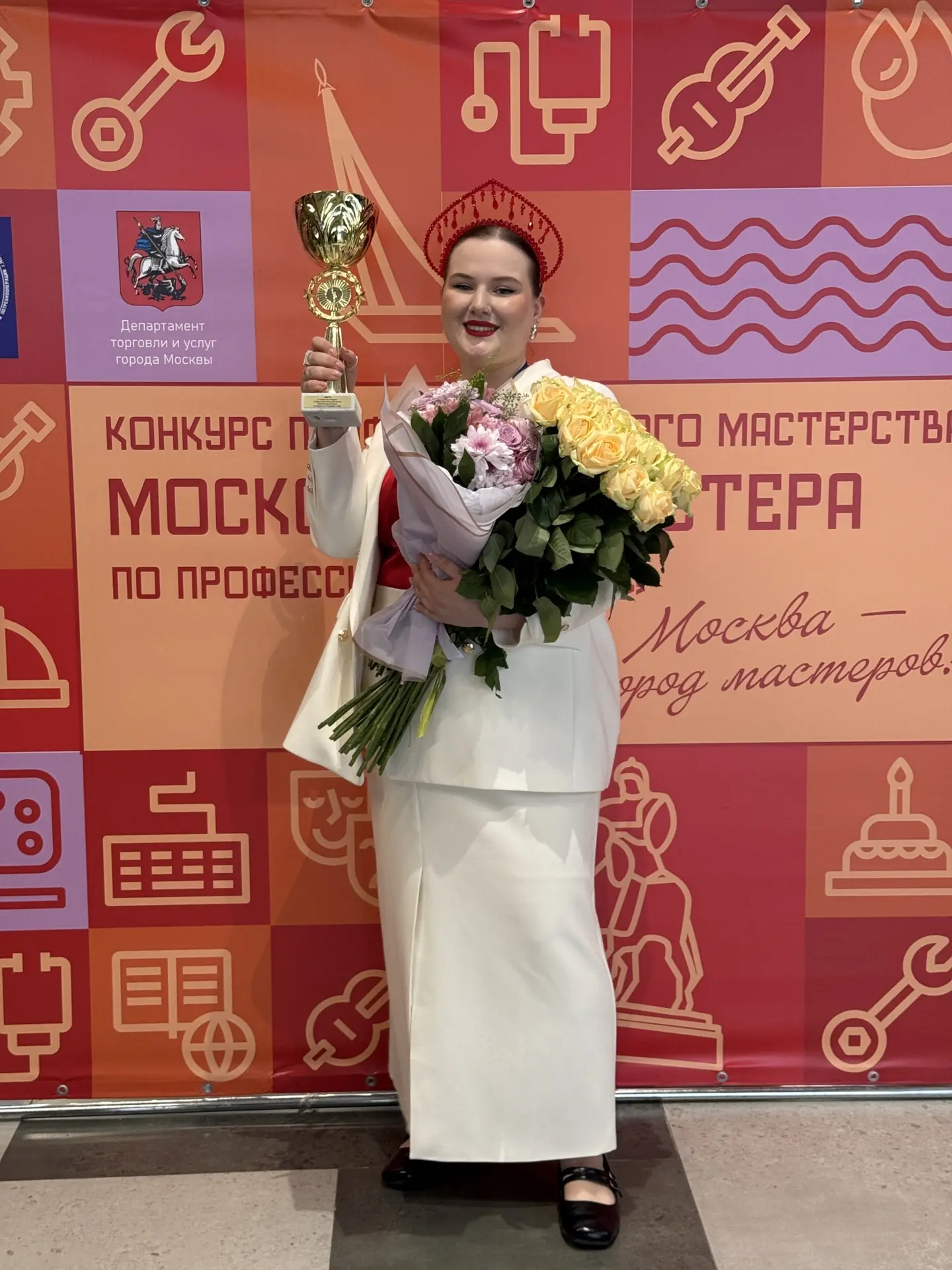 Нашу Соню наградили на конкурсе «Московские мастера»! 💪🏻