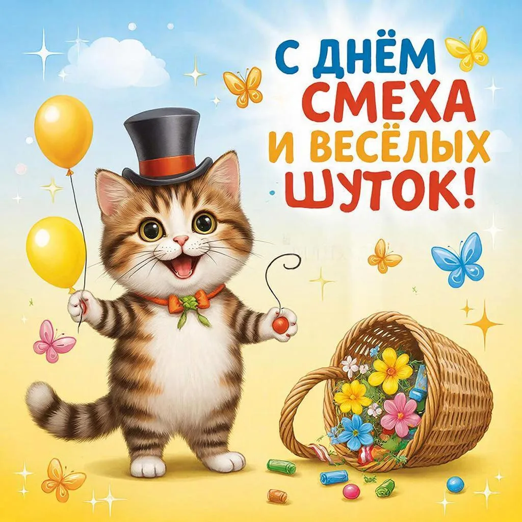 Весёлый праздник — День смеха!  🎉 Поздравляем всех студентов, преподавателей и сотрудников нашего лю