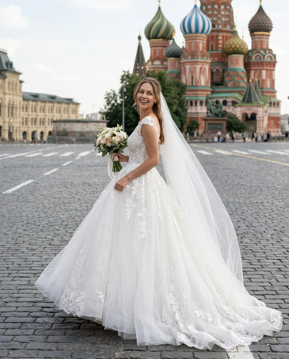 💍 Магия свадебного дня: Станьте невестой в один клик!  В «Умной Фотостудии» появилась новая функция 