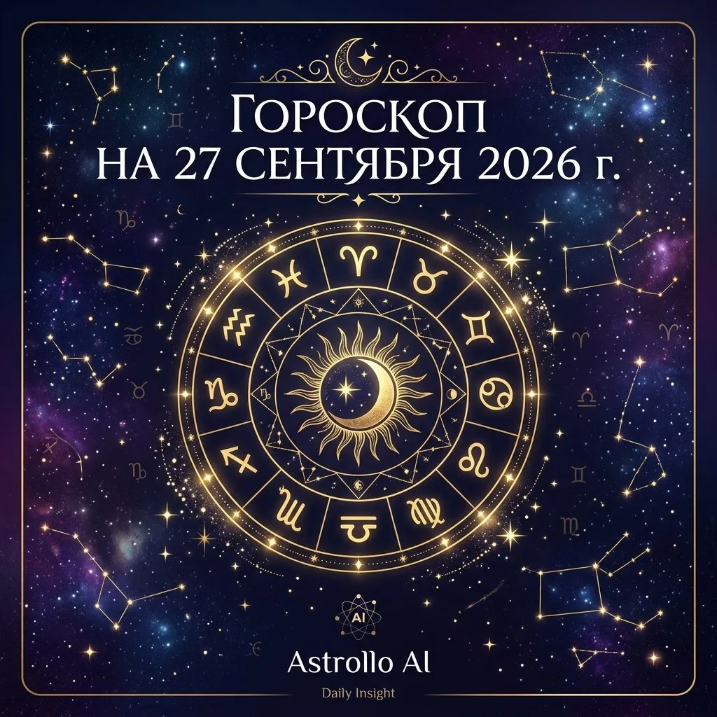 🔮 Гороскоп на 27 сентября 2026 г.