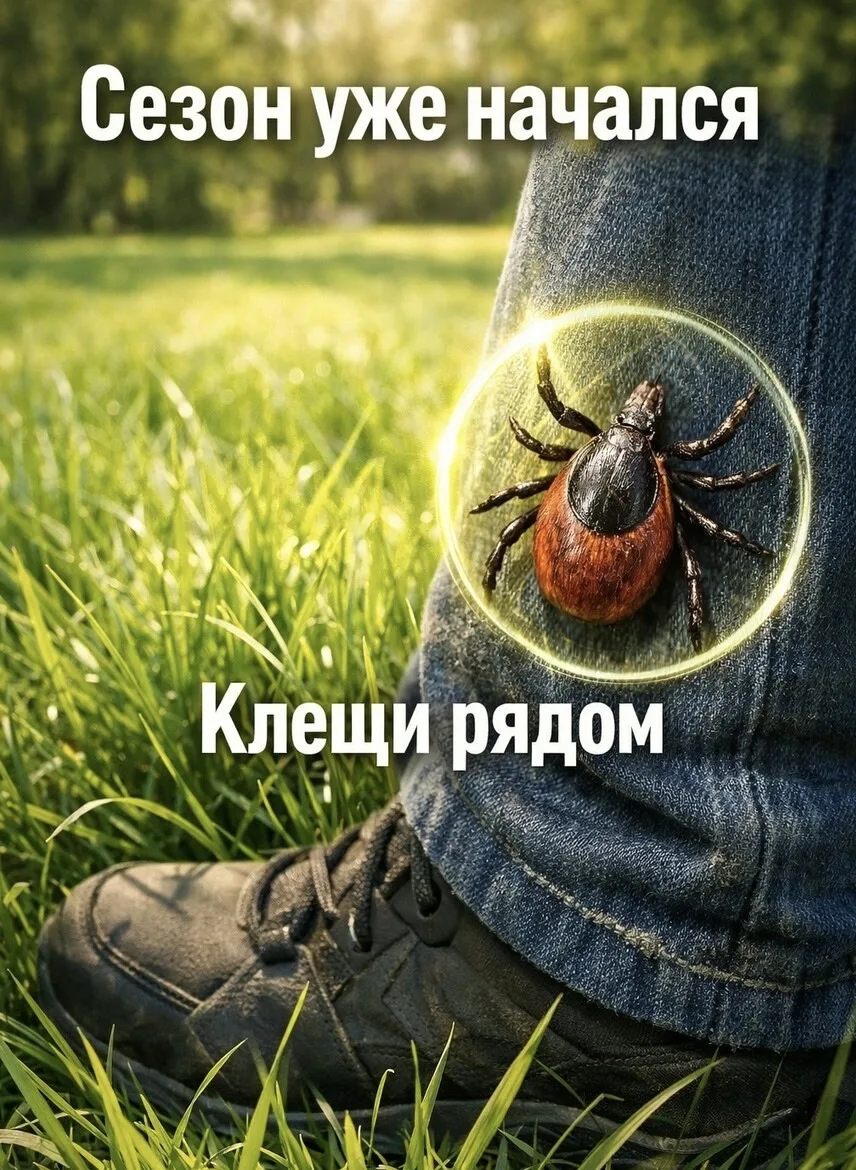 С наступлением тепла в апреле 2026 года клещи начали проявлять активность практически в...