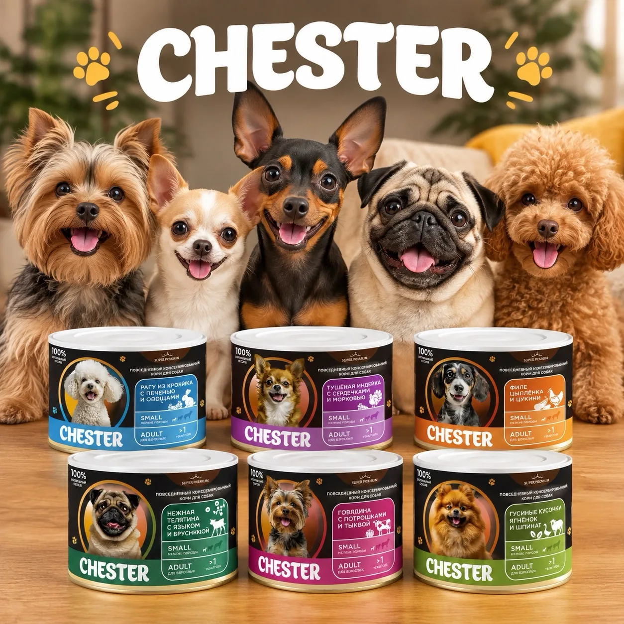 Меню для маленьких гурманов от CHESTER!