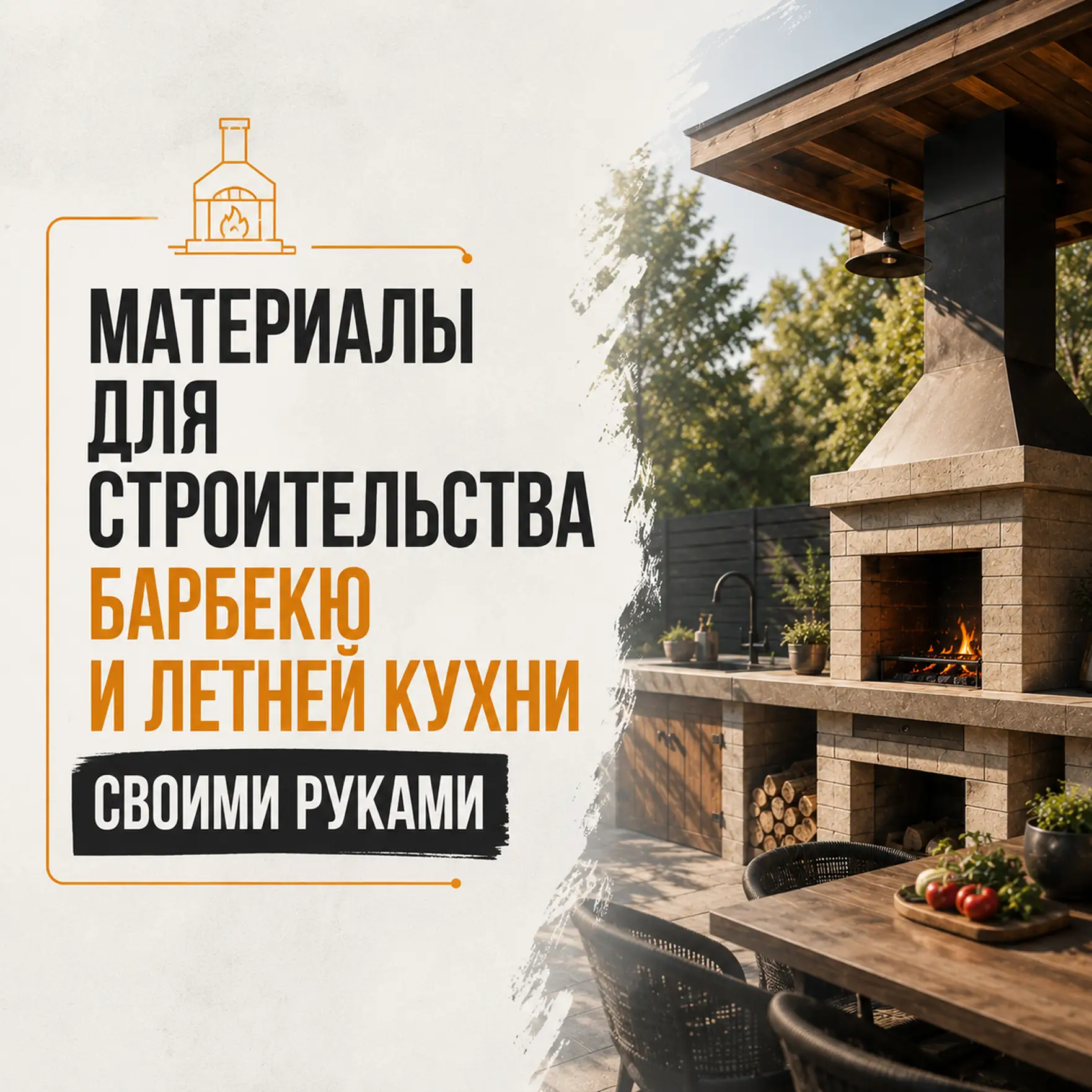 Материалы для строительства барбекю и летней кухни своими руками