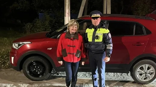 В Эртиле автоинспекторы спасли автомобилистку с пробитым колесом