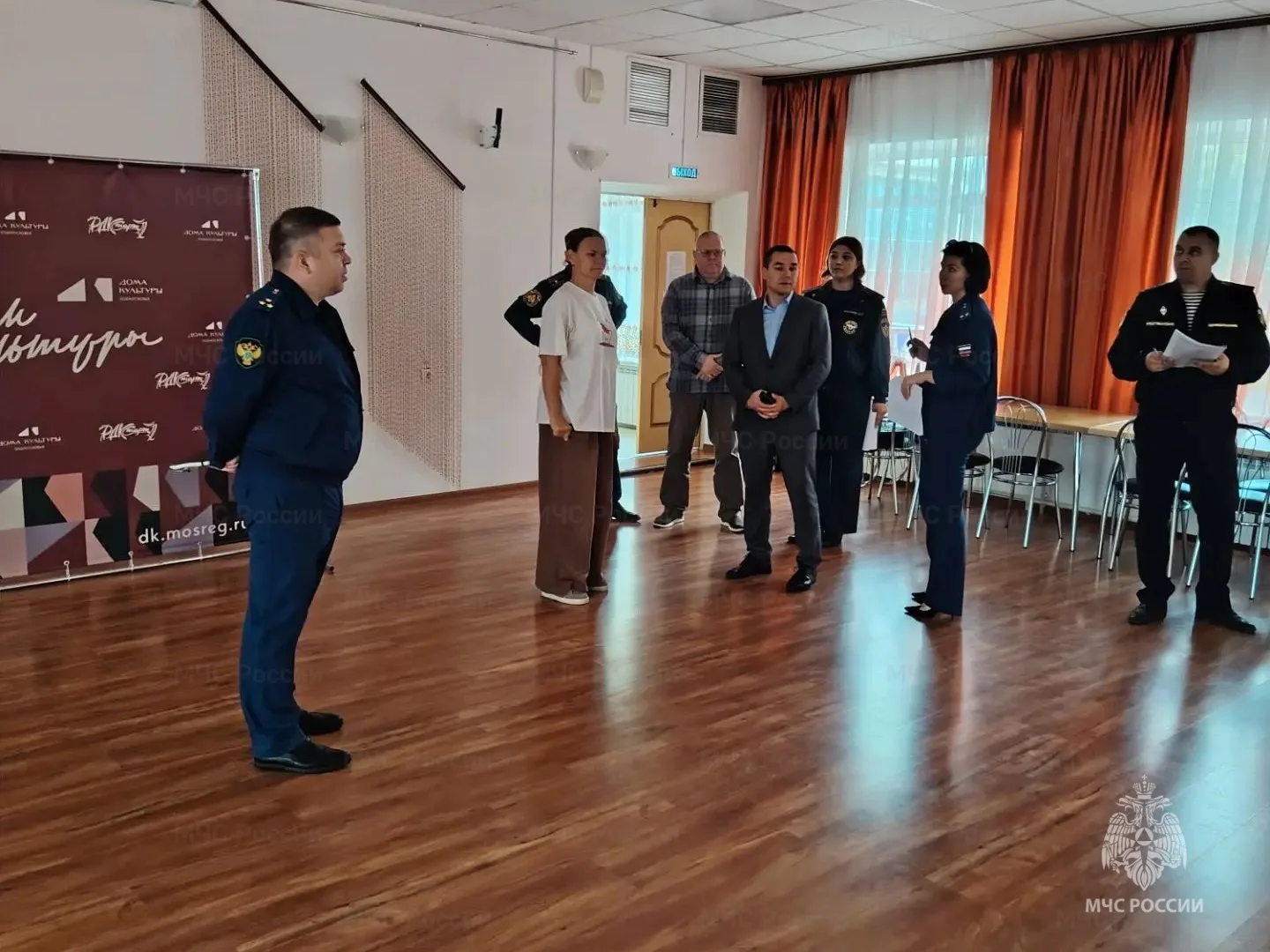 📌Сотрудники МЧС России участвуют в масштабной проверке избирательных участков в Луховицах