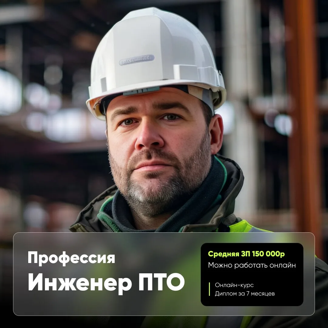 Станьте инженером ПТО за 7 месяцев. Онлайн-курс с нуля  После обучения вы сможете работать инженером