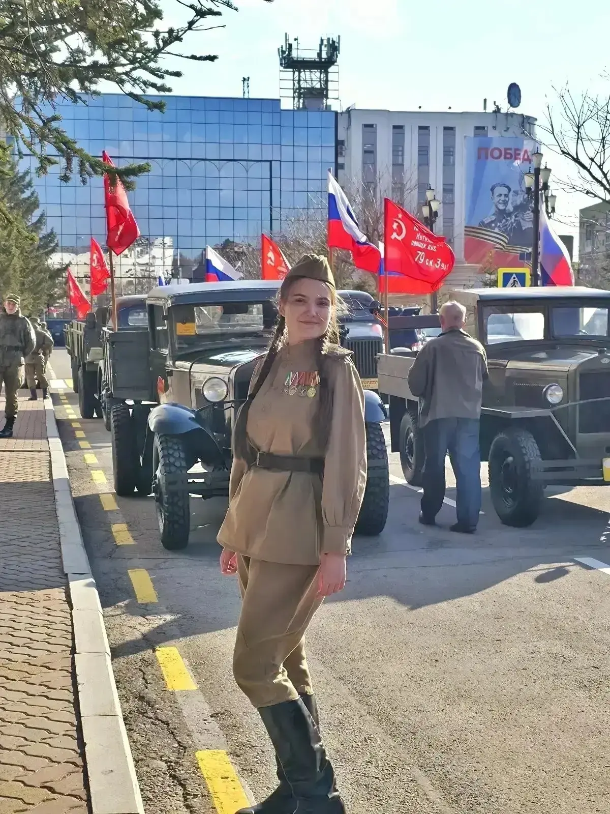 #ПАРАД_ПОБЕДЫ  Городова Анна, студентка 3 курса факультета непрерывного образования, приняла участие