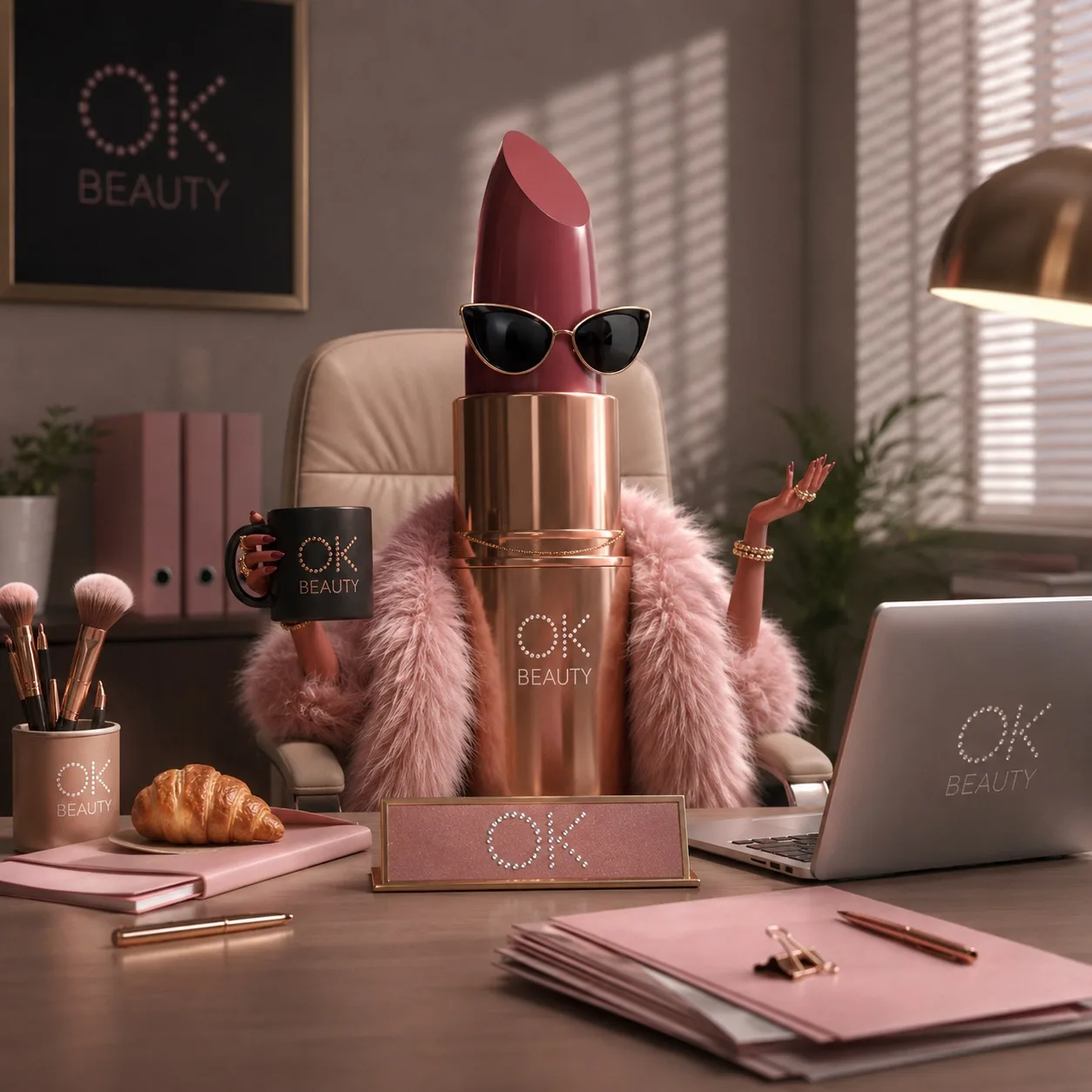 💄 Если бы косметика была коллегами