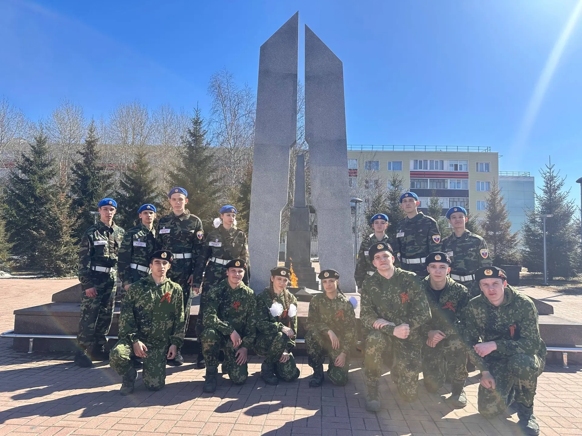 Студенты СПК - победители городского смотра-конкурса строевой подготовки «Равняемся на Победу!».  В 