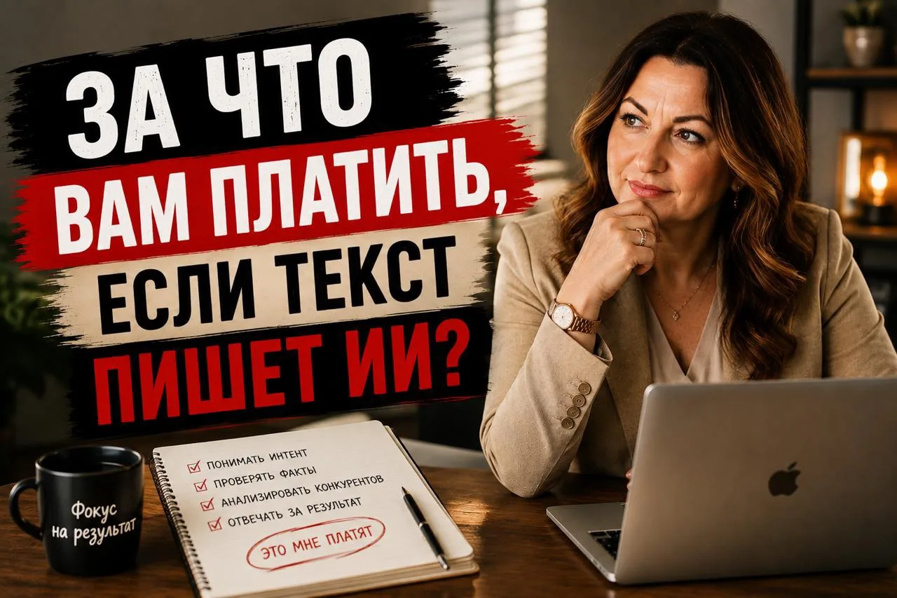 SEO-копирайтер или человек, который умеет пользоваться ChatGPT?