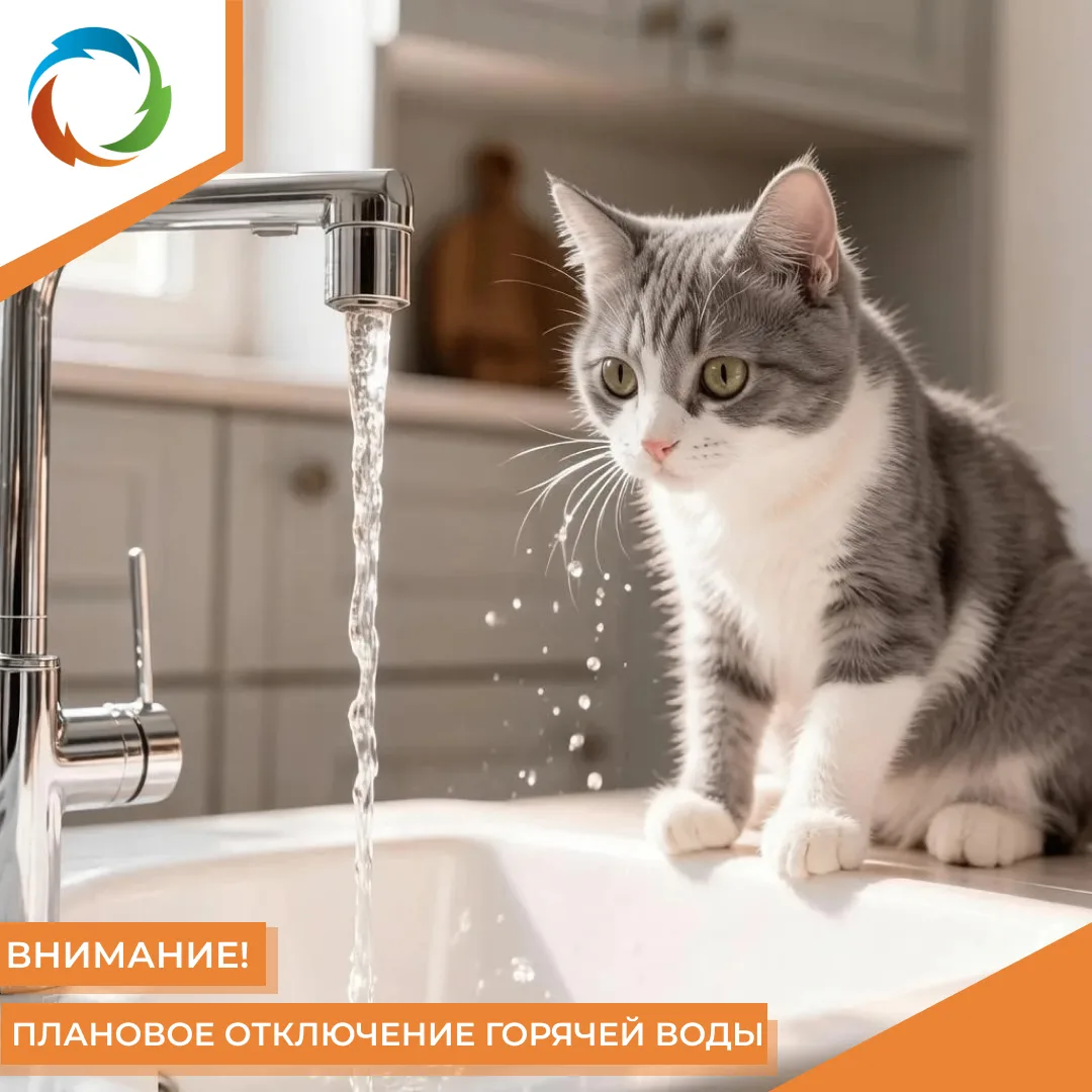 🚨ВНИМАНИЕ! ПЛАНОВОЕ ОТКЛЮЧЕНИЕ ГОРЯЧЕЙ ВОДЫ🚨⁣