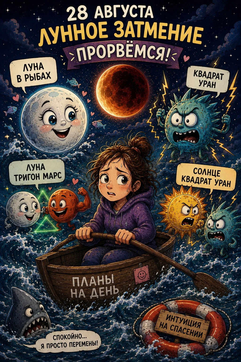 📜 ПРОГНОЗ ДНЯ | 28 АВГУСТА — ПЯТНИЦА