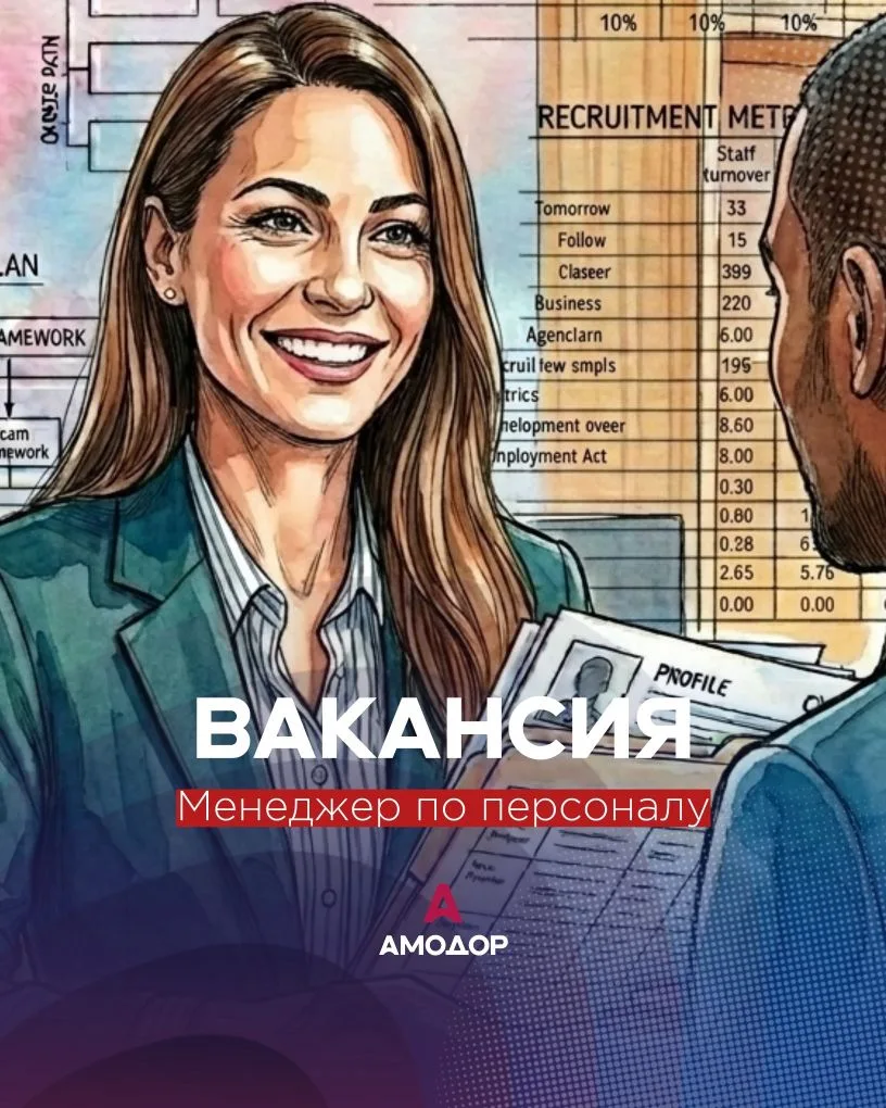 Вакансия: Менеджер по персоналу