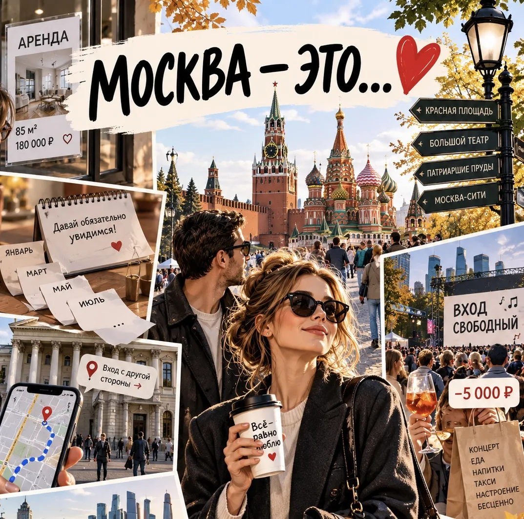 😄 Москва — это…