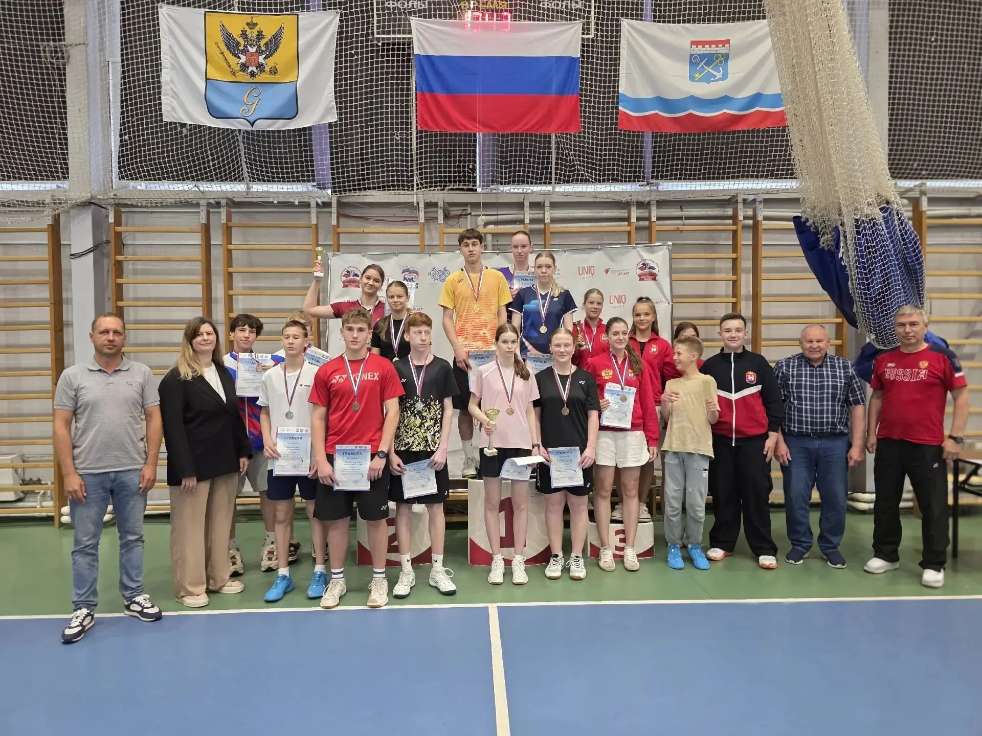🏸 Ленобласть собрала юных бадминтонистов Северо-Запада в рамках II этапа летней Спарта...