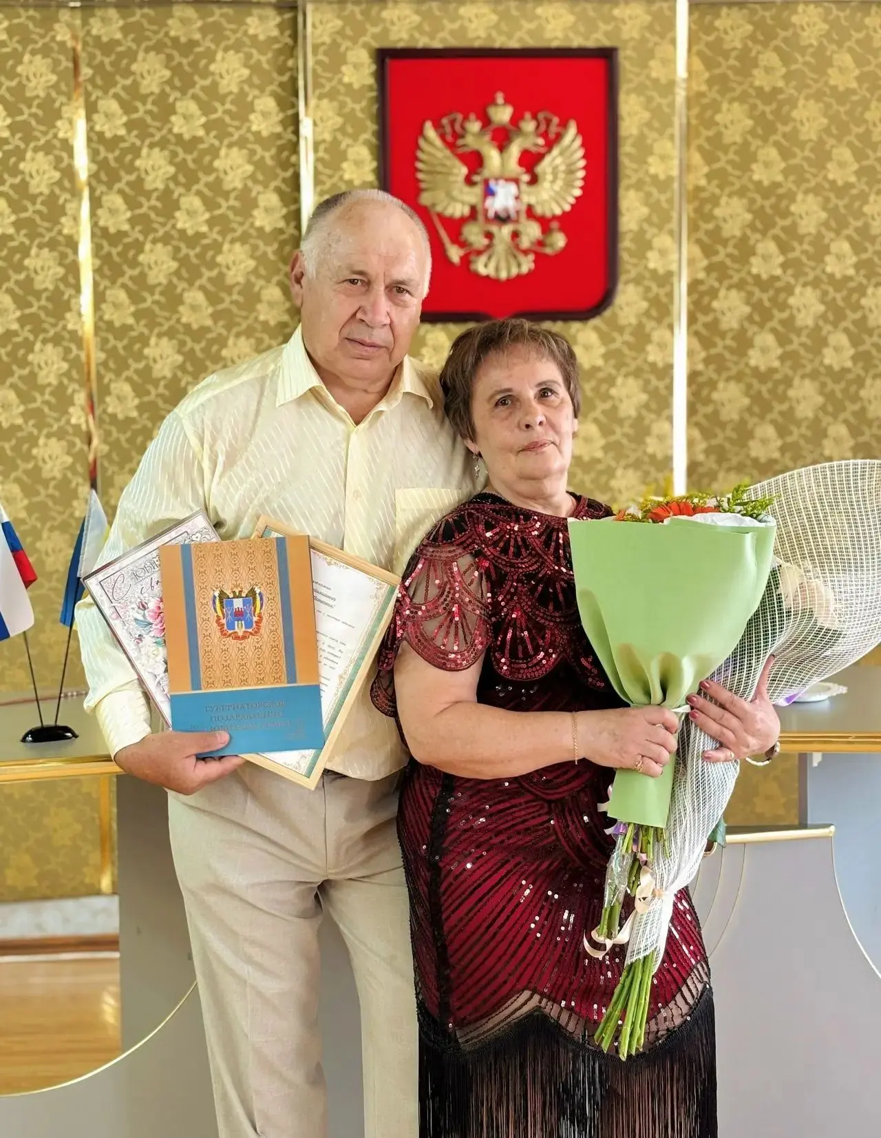 Золотая свадьба

💍24 июля в отделе ЗАГС Администрации города Гуково состоялось торжественное чество