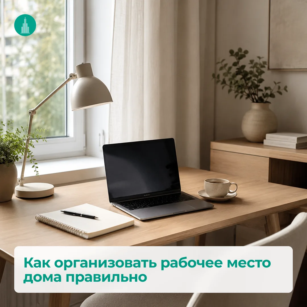 Как организовать рабочее место дома правильно