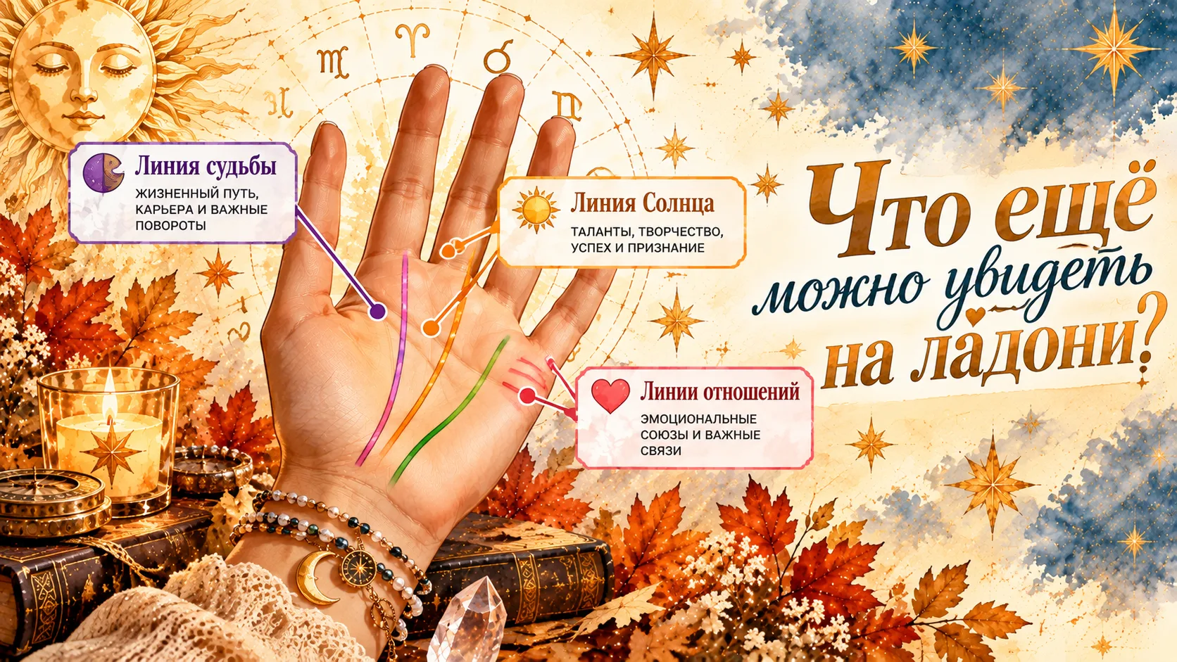 Что ещё можно увидеть на ладони?