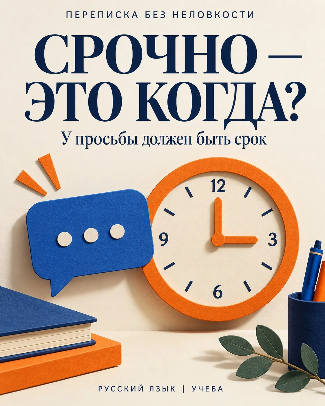 «Срочно» — это до обеда или до пятницы?