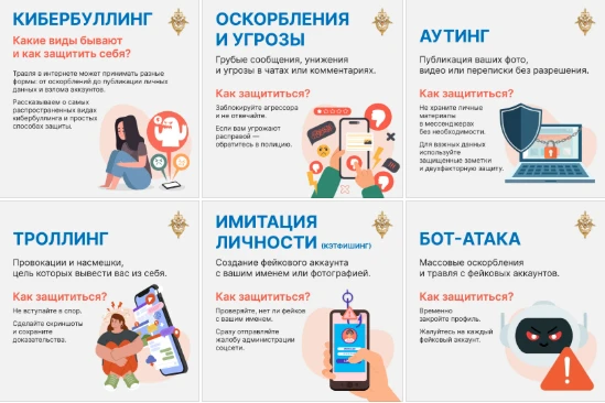 Как защититься от троллинга и кэтфишинга?
Существует много видов кибербуллинга: оскорбительные комме